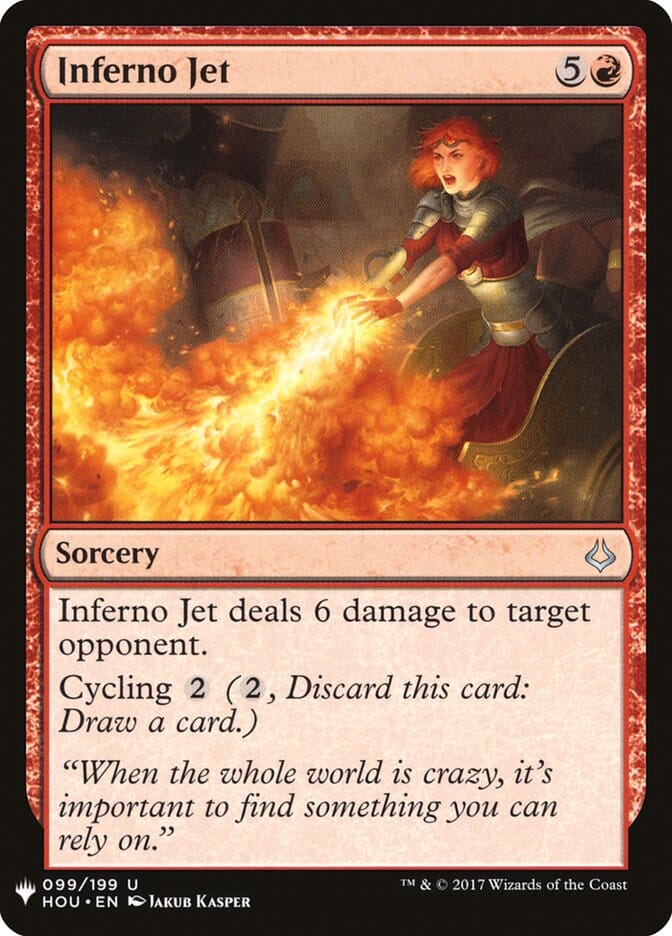 Inferno Jet [Mystery Booster] MTG Single Magic: The Gathering  | Multizone: Comics And Games