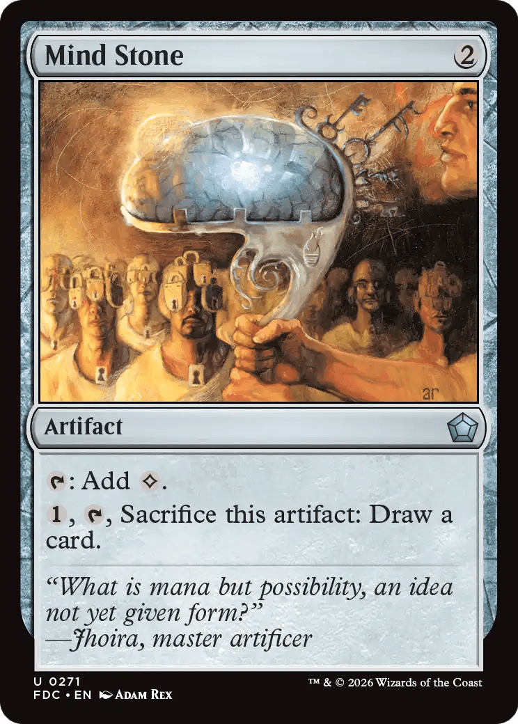 Mind Stone [Foundations Commander] MTG Single Magic: The Gathering  | Multizone: Comics And Games