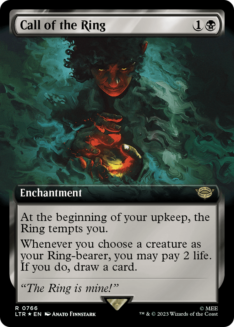 Call of the Ring (Extended Art) (Surge Foil) [The Lord of the Rings: Tales of Middle-Earth] MTG Single Magic: The Gathering  | Multizone: Comics And Games