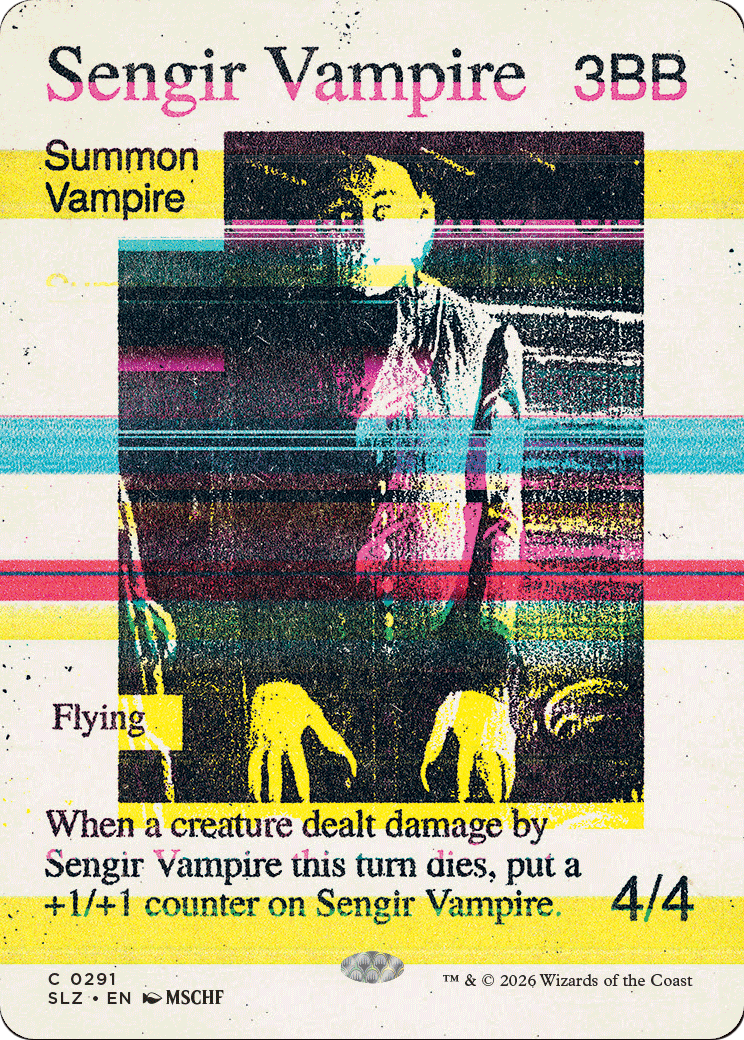 Sengir Vampire (0291) [Secret Lair x MSCHF: The Zeta Set] | Multizone: Comics And Games