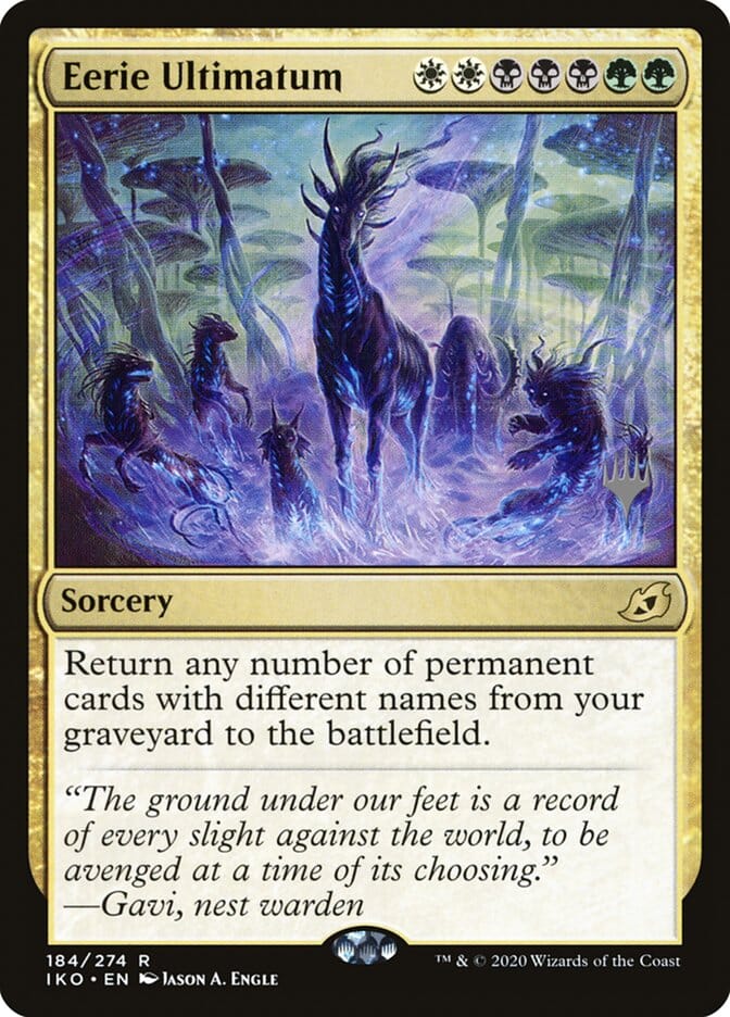 Eerie Ultimatum (Promo Pack) [Ikoria: Lair of Behemoths Promos] MTG Single Magic: The Gathering  | Multizone: Comics And Games