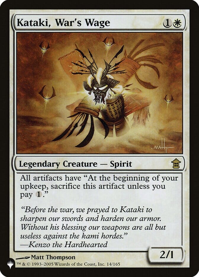 Kataki, War's Wage [The List] MTG Single Magic: The Gathering  | Multizone: Comics And Games