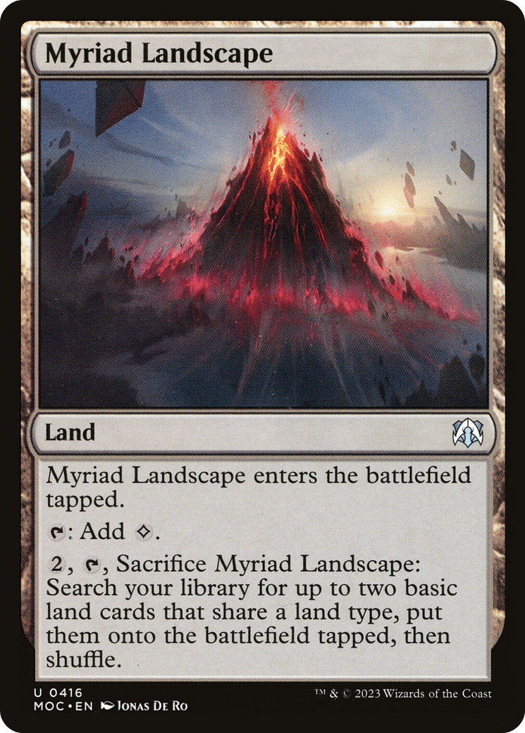 Myriad Landscape [March of the Machine Commander] MTG Single Magic: The Gathering  | Multizone: Comics And Games