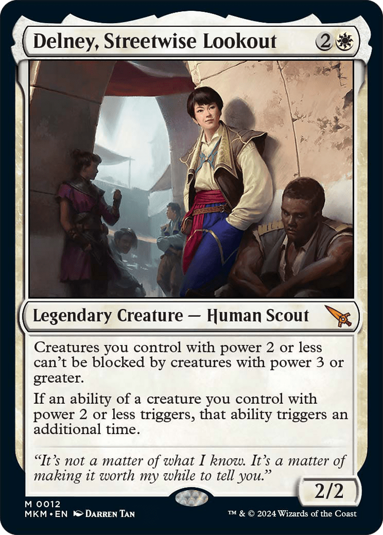Delney, Streetwise Lookout [Murders at Karlov Manor] MTG Single Magic: The Gathering  | Multizone: Comics And Games
