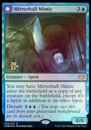 Mirrorhall Mimic // Ghastly Mimicry [Innistrad: Crimson Vow Prerelease Promos] MTG Single Magic: The Gathering  | Multizone: Comics And Games
