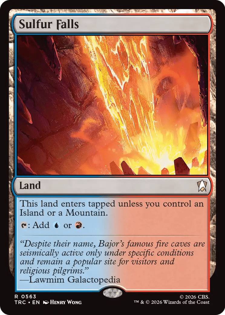 Sulfur Falls [Star Trek Commander] MTG Single Magic: The Gathering  | Multizone: Comics And Games