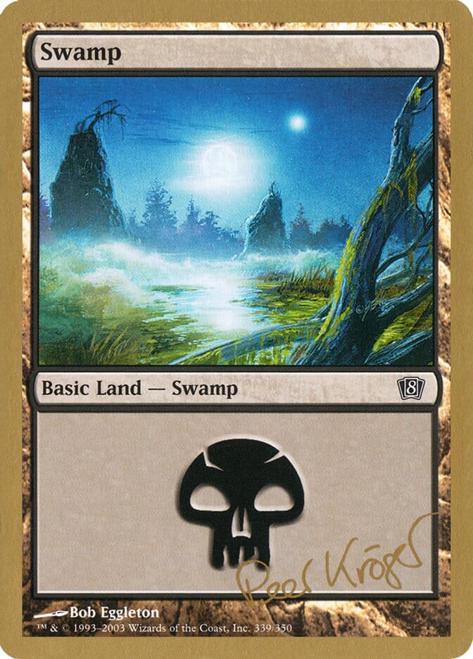 Swamp (pk339) (Peer Kroger) [World Championship Decks 2003] MTG Single Magic: The Gathering  | Multizone: Comics And Games