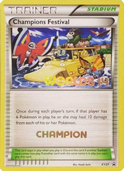 Champions Festival (XY27) (2014 Champion) [XY: Black Star Promos] Pokemon Single Pokémon  | Multizone: Comics And Games