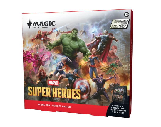 Marvel Super Heroes Scene Box (Pre-order 26/06/2026) Magic The Gathering Wizards of the Coast Heroes United  | Multizone: Comics And Games