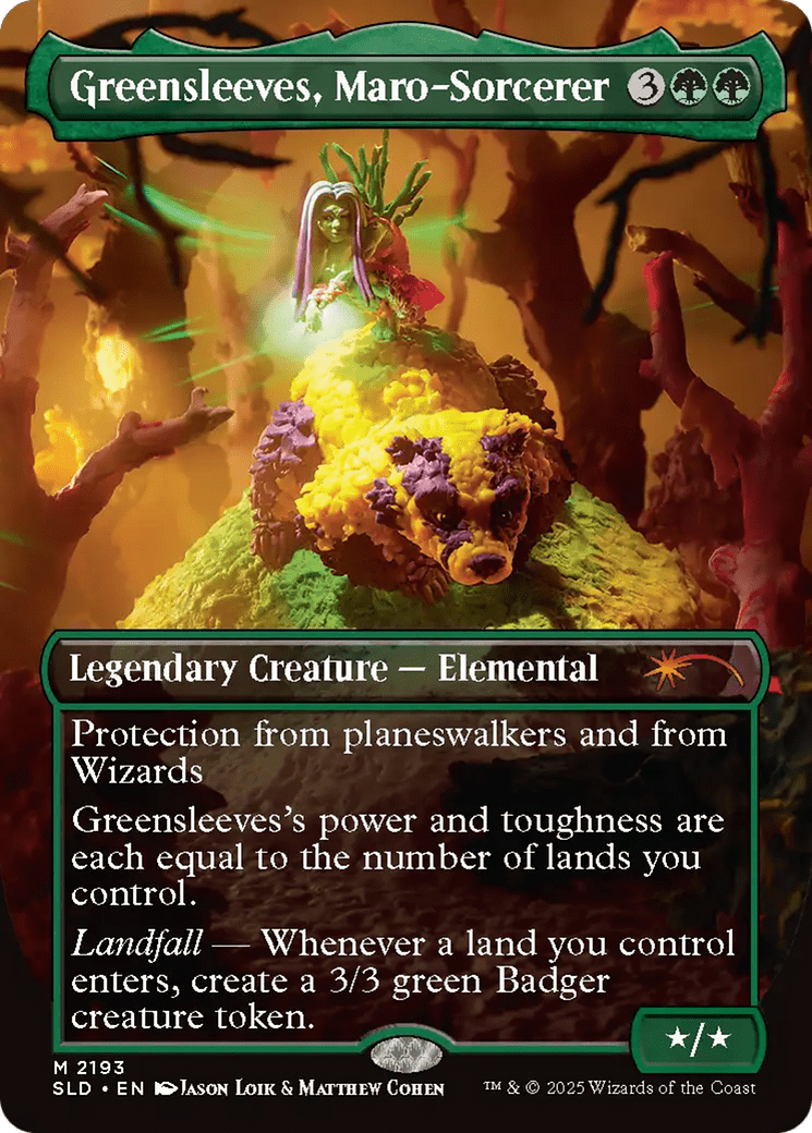 Greensleeves, Maro-Sorcerer (Rainbow Foil) [Secret Lair Drop Series] MTG Single Magic: The Gathering  | Multizone: Comics And Games