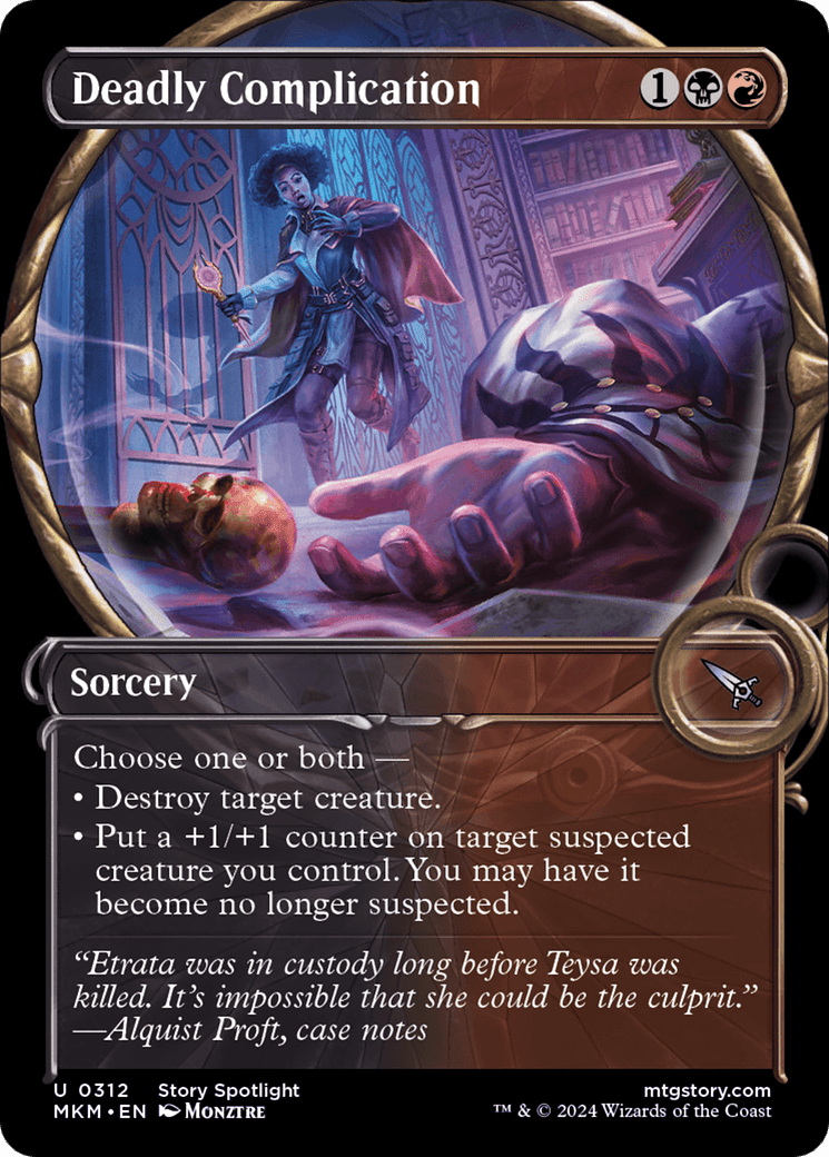 Deadly Complication (Showcase) [Murders at Karlov Manor] MTG Single Magic: The Gathering  | Multizone: Comics And Games