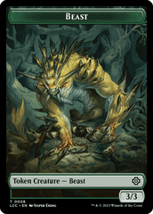 Beast // Merfolk (0003) Double-Sided Token [The Lost Caverns of Ixalan Commander Tokens] MTG Single Magic: The Gathering  | Multizone: Comics And Games