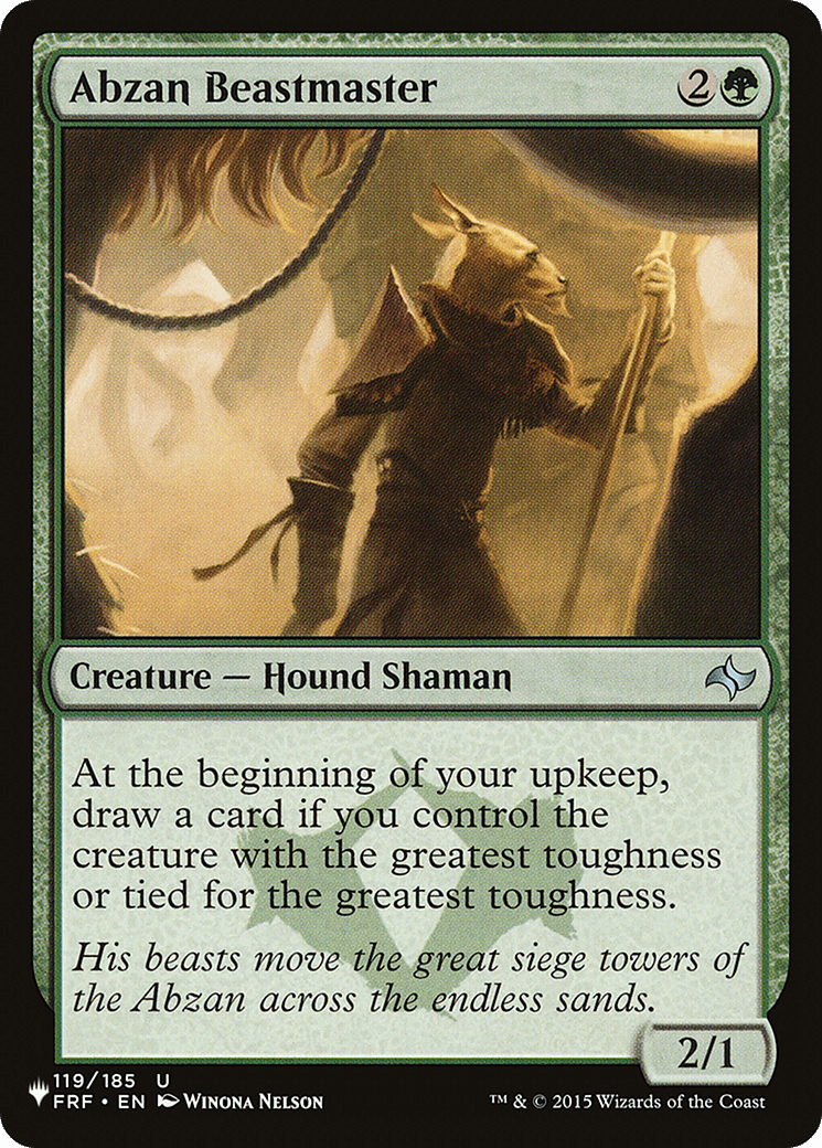 Abzan Beastmaster [The List] MTG Single Magic: The Gathering  | Multizone: Comics And Games