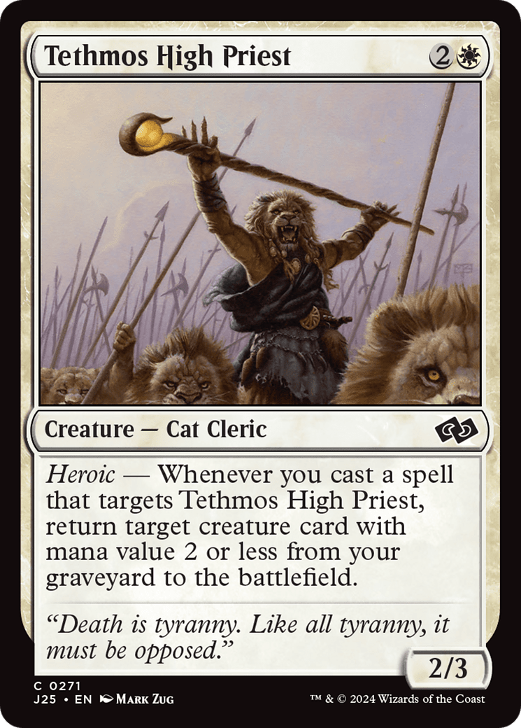 Tethmos High Priest [Foundations Jumpstart] MTG Single Magic: The Gathering  | Multizone: Comics And Games