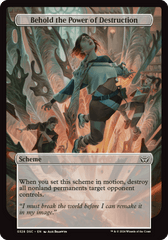 Behold the Power of Destruction (Full Art) [Duskmourn: Archenemy] MTG Single Magic: The Gathering  | Multizone: Comics And Games
