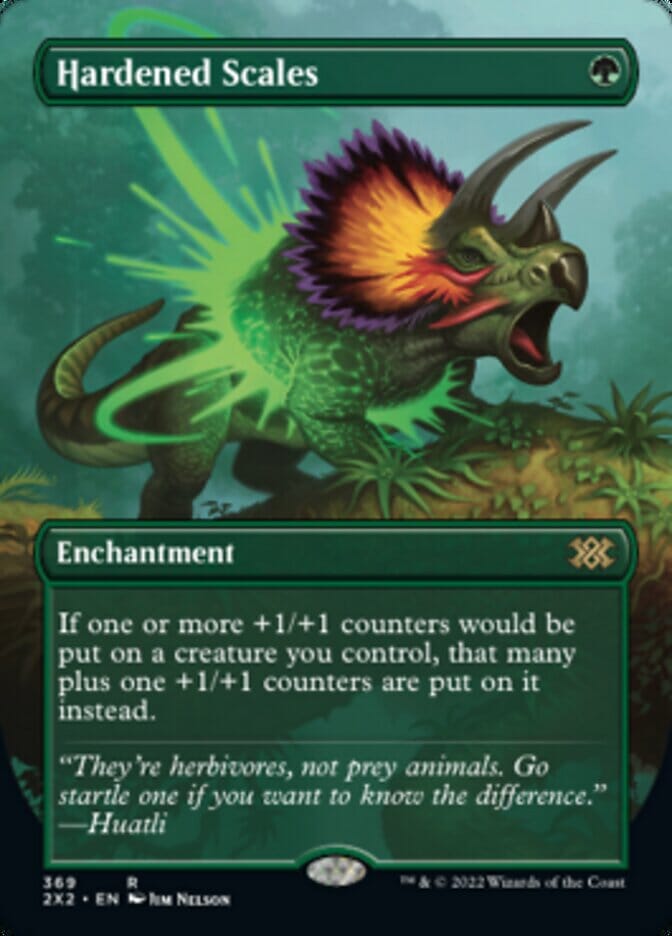 Hardened Scales (Borderless Alternate Art) [Double Masters 2022] MTG Single Magic: The Gathering  | Multizone: Comics And Games
