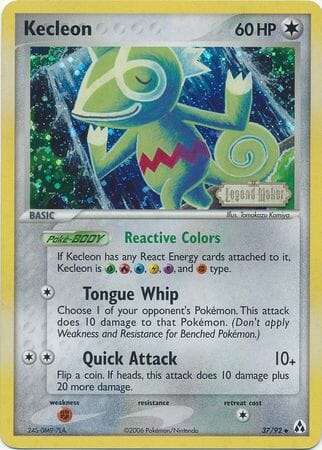 Kecleon (37/92) (Stamped) [EX: Legend Maker] Pokemon Single Pokémon  | Multizone: Comics And Games
