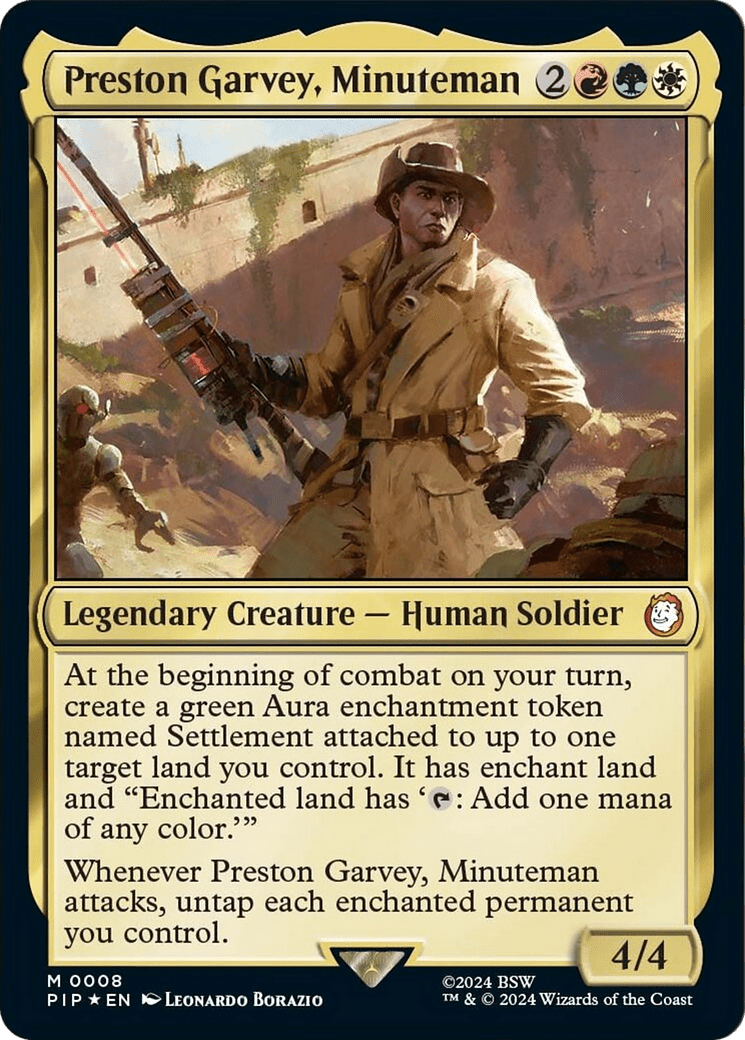 Preston Garvey, Minuteman [Fallout] MTG Single Magic: The Gathering  | Multizone: Comics And Games