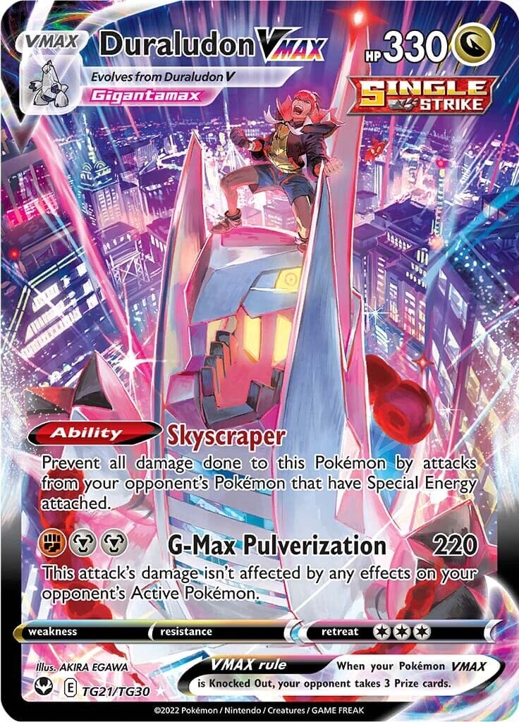 Duraludon VMAX (TG21/TG30) [Sword & Shield: Silver Tempest] Pokemon Single Pokémon  | Multizone: Comics And Games