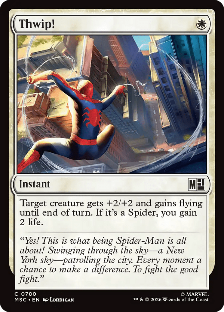 Thwip! [Marvel Super Heroes Commander] MTG Single Magic: The Gathering  | Multizone: Comics And Games