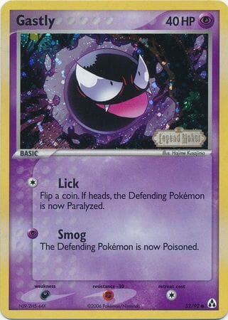 Gastly (52/92) (Stamped) [EX: Legend Maker] Pokemon Single Pokémon  | Multizone: Comics And Games