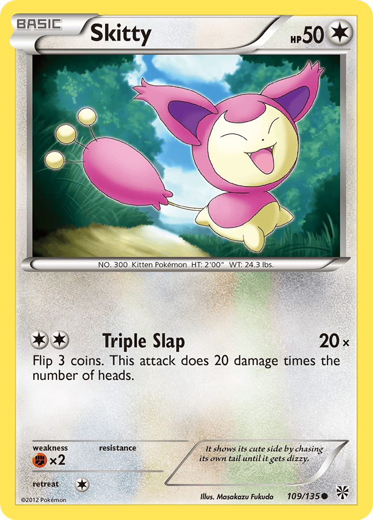 Skitty (109/135) [Black & White: Plasma Storm] Pokemon Single Pokémon  | Multizone: Comics And Games