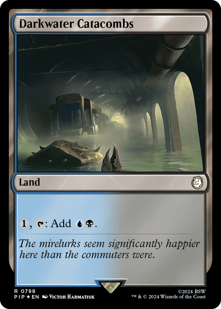 Darkwater Catacombs (Surge Foil) [Fallout] MTG Single Magic: The Gathering  | Multizone: Comics And Games