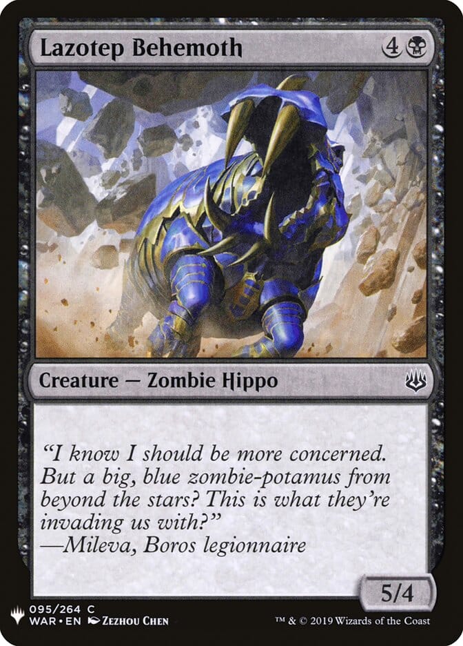 Lazotep Behemoth [Mystery Booster] MTG Single Magic: The Gathering  | Multizone: Comics And Games