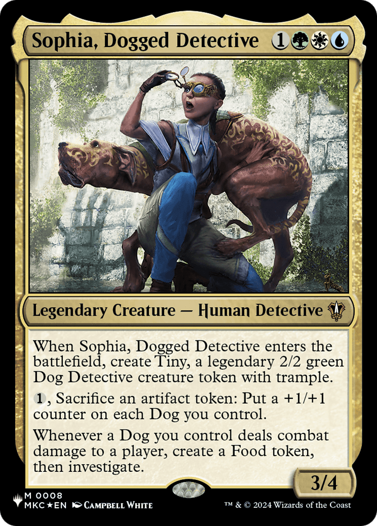 Sophia, Dogged Detective (MKC) [The List] MTG Single Magic: The Gathering  | Multizone: Comics And Games