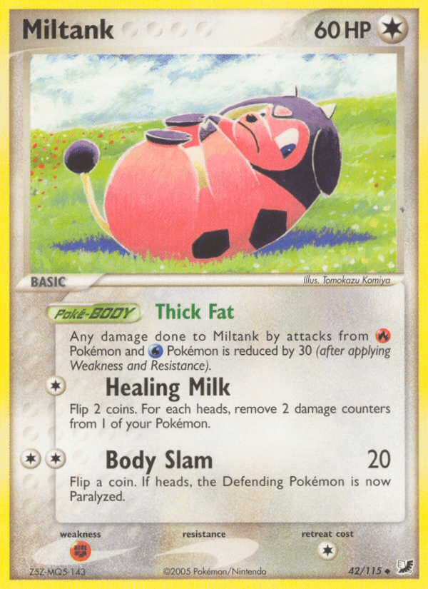 Miltank (42/115) [EX: Unseen Forces] Pokemon Single Pokémon  | Multizone: Comics And Games