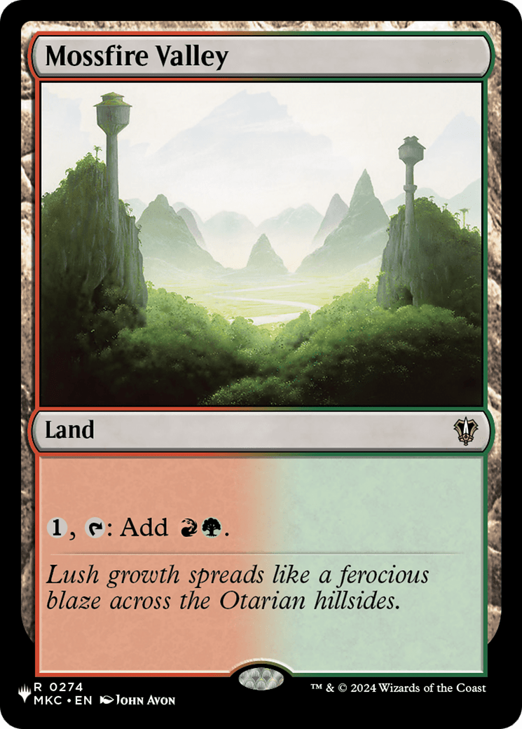 Mossfire Valley (MKC) [The List] MTG Single Magic: The Gathering  | Multizone: Comics And Games