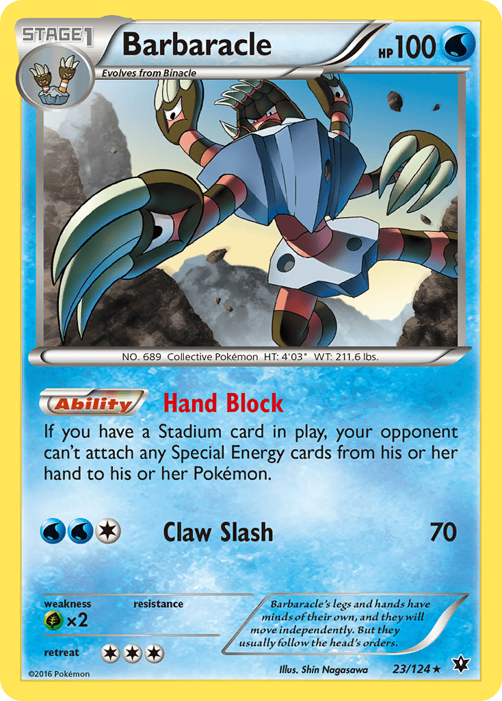 Barbaracle (23/124) [XY: Fates Collide] Pokemon Single Pokémon  | Multizone: Comics And Games