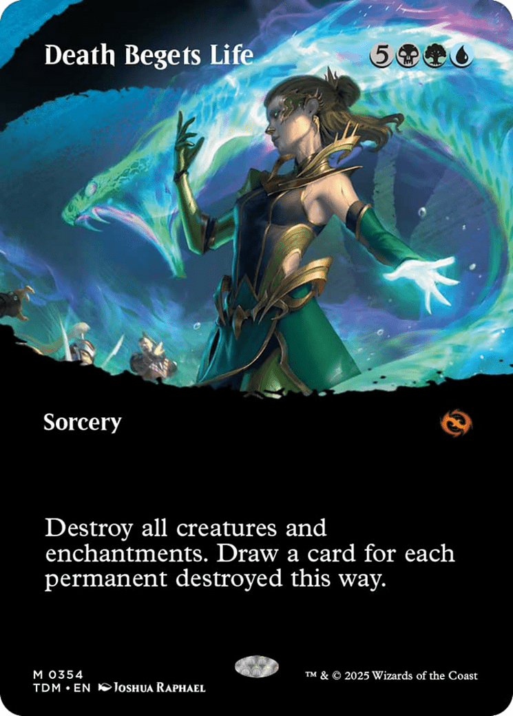 Death Begets Life (Borderless) [Tarkir: Dragonstorm] MTG Single Magic: The Gathering  | Multizone: Comics And Games
