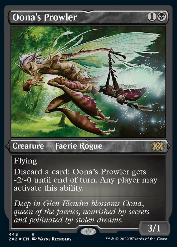 Oona's Prowler (Foil Etched) [Double Masters 2022] MTG Single Magic: The Gathering  | Multizone: Comics And Games