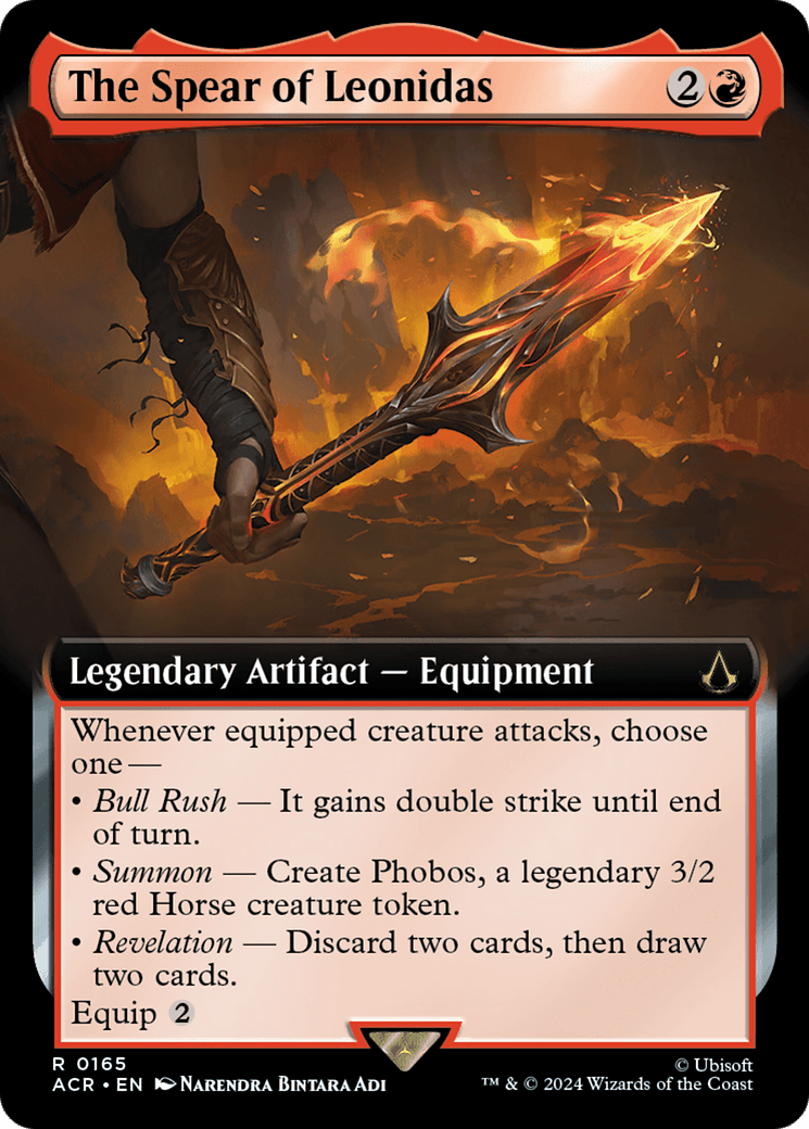 The Spear of Leonidas (Extended Art) [Assassin's Creed] MTG Single Magic: The Gathering  | Multizone: Comics And Games