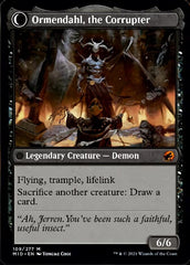 Jerren, Corrupted Bishop // Ormendahl, the Corrupted [Innistrad: Midnight Hunt] MTG Single Magic: The Gathering  | Multizone: Comics And Games