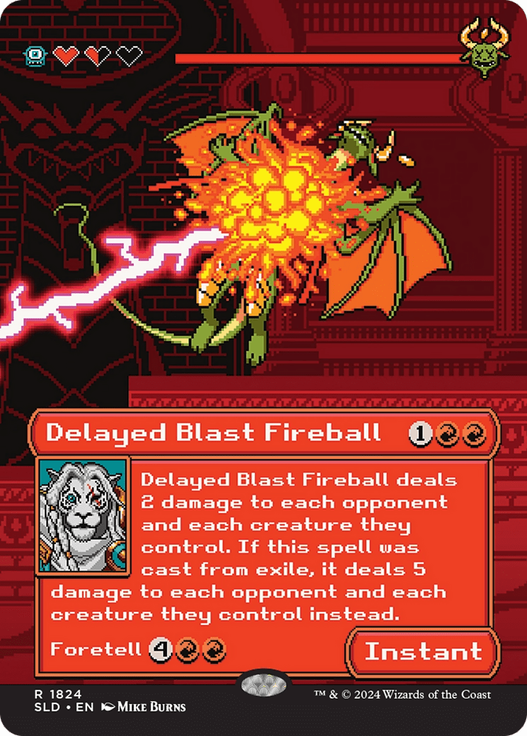 Delayed Blast Fireball (Rainbow Foil) [Secret Lair Drop Series] MTG Single Magic: The Gathering  | Multizone: Comics And Games