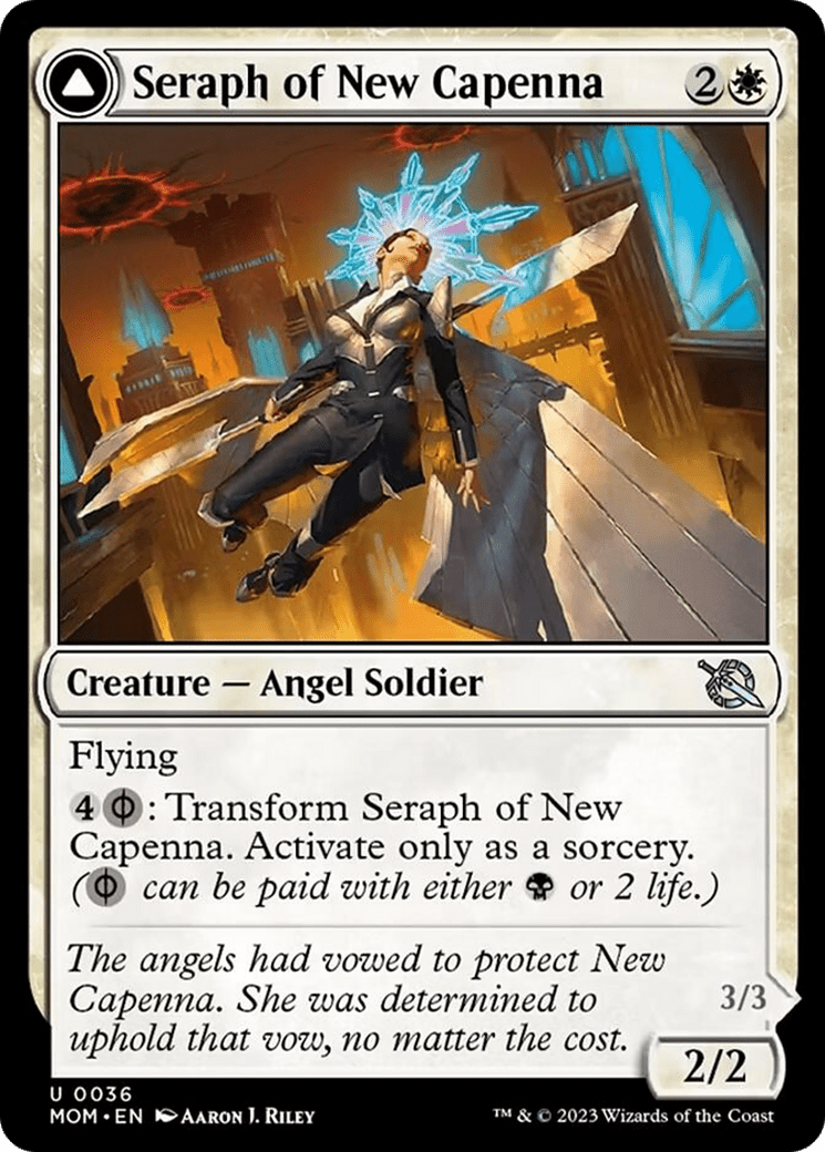 Seraph of New Capenna // Seraph of New Phyrexia [March of the Machine] MTG Single Magic: The Gathering  | Multizone: Comics And Games