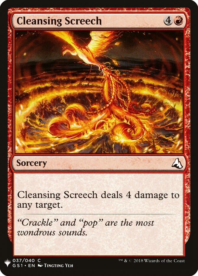 Cleansing Screech [Mystery Booster] MTG Single Magic: The Gathering  | Multizone: Comics And Games