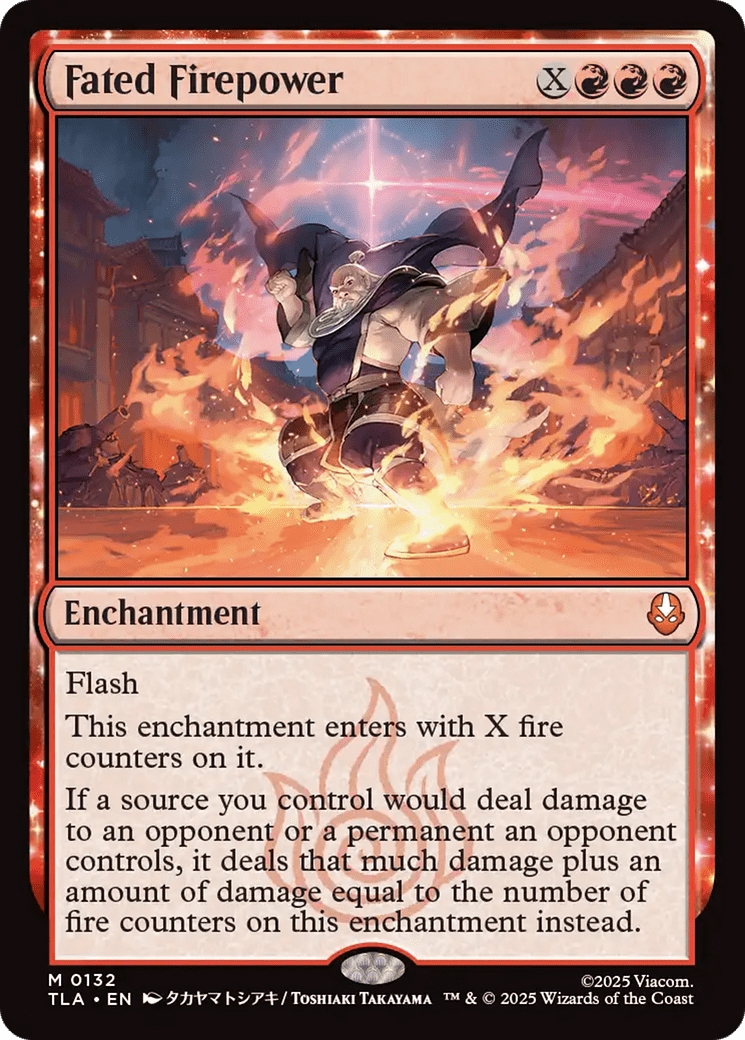 Fated Firepower [Avatar: The Last Airbender] MTG Single Magic: The Gathering  | Multizone: Comics And Games
