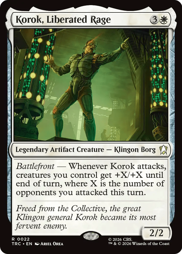 Korok, Liberated Rage [Star Trek Commander] MTG Single Magic: The Gathering  | Multizone: Comics And Games