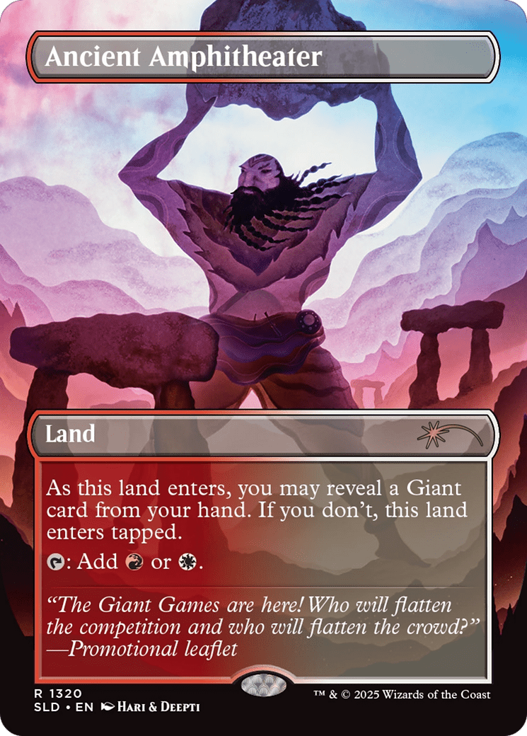 Ancient Amphitheater (Rainbow Foil) [Secret Lair Drop Series] MTG Single Magic: The Gathering  | Multizone: Comics And Games