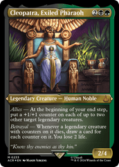 Cleopatra, Exiled Pharaoh (Foil Etched) [Assassin's Creed] MTG Single Magic: The Gathering  | Multizone: Comics And Games