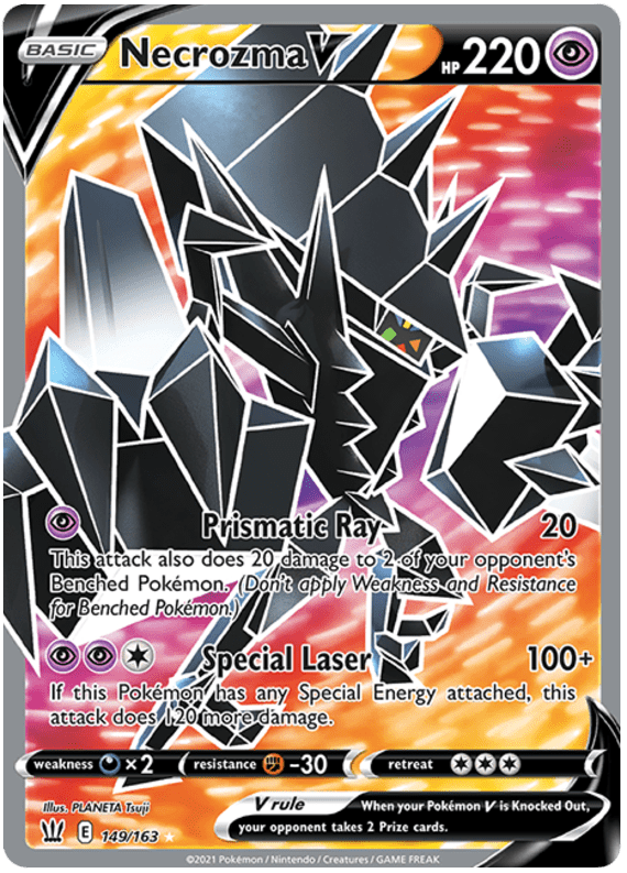 Necrozma V (149/163) [Sword & Shield: Battle Styles] Pokemon Single Pokémon  | Multizone: Comics And Games