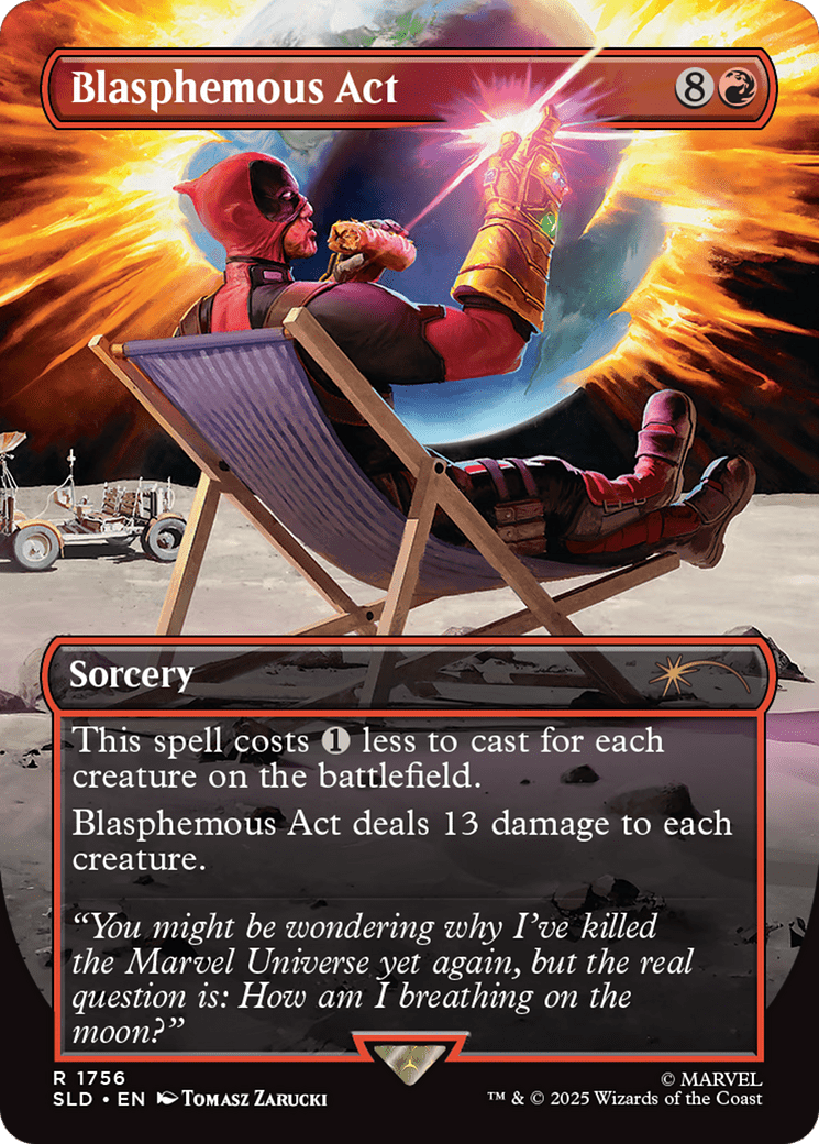Blasphemous Act (1756) (Rainbow Foil) [Secret Lair Drop Series] MTG Single Magic: The Gathering  | Multizone: Comics And Games