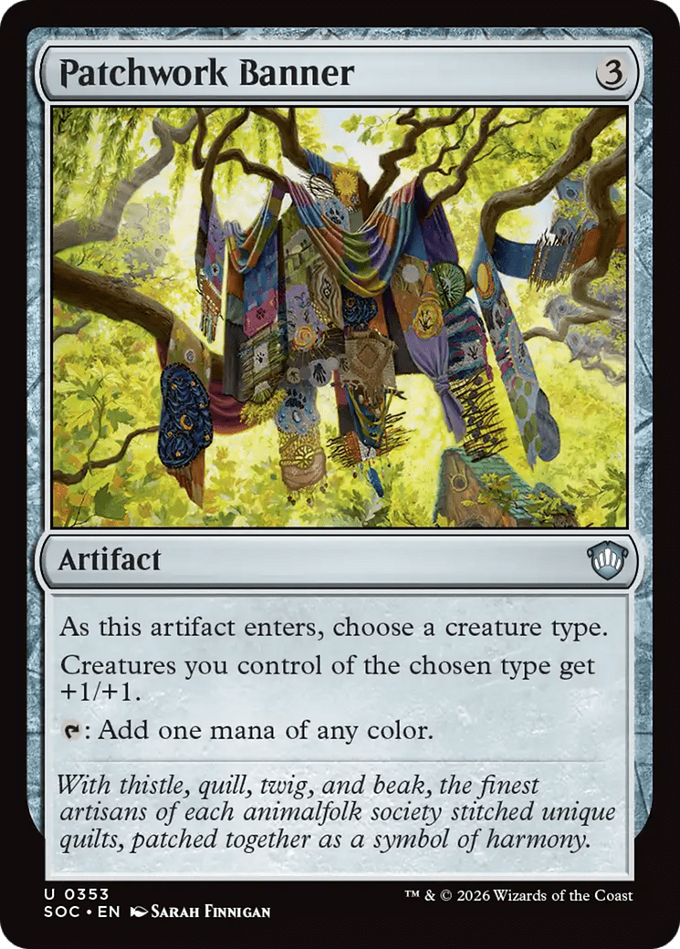Patchwork Banner [Secrets of Strixhaven Commander] MTG Single Magic: The Gathering  | Multizone: Comics And Games