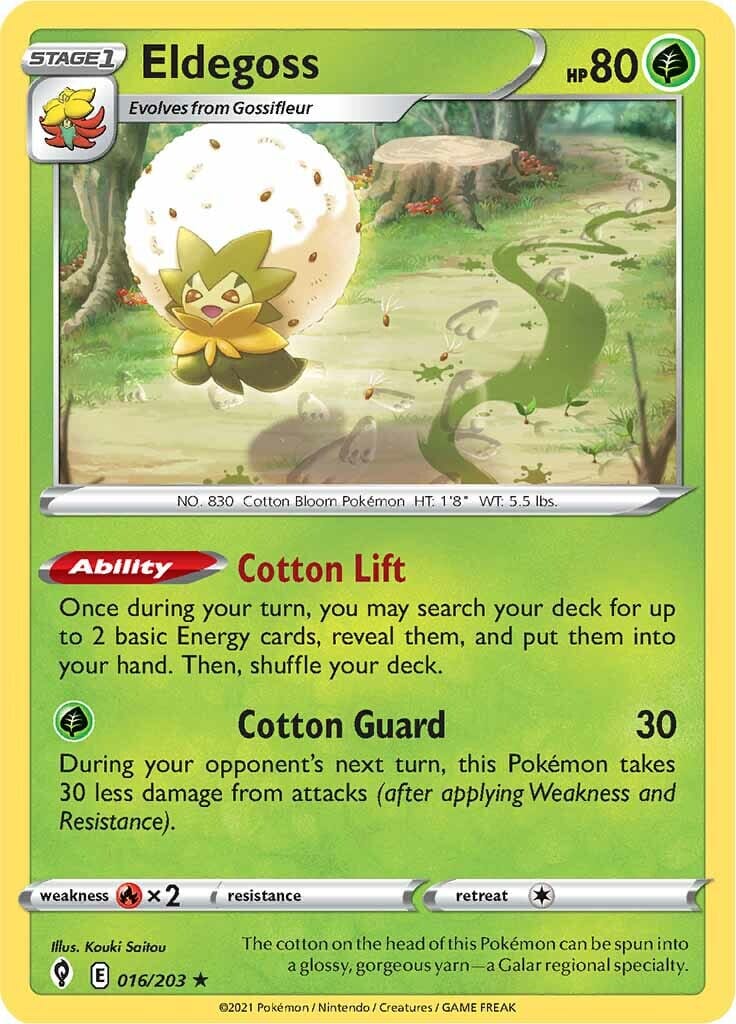 Eldegoss (016/203) [Sword & Shield: Evolving Skies] Pokemon Single Pokémon  | Multizone: Comics And Games