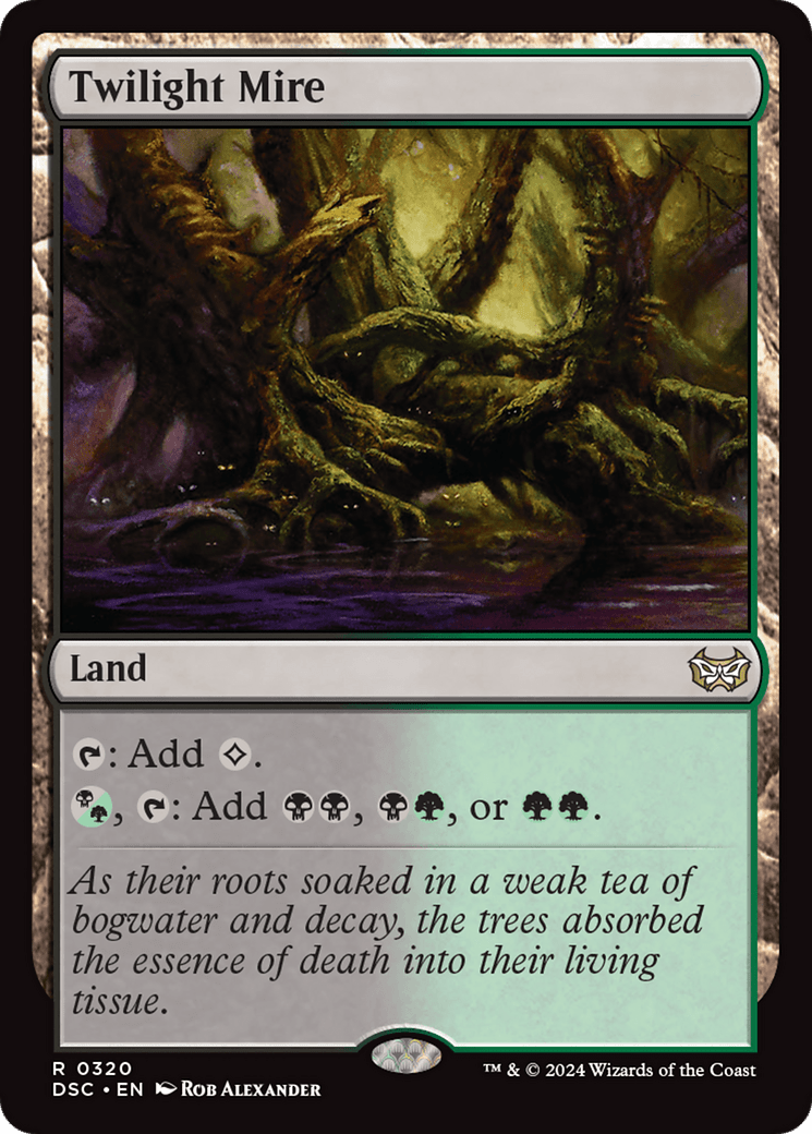 Twilight Mire [Duskmourn: House of Horror Commander] MTG Single Magic: The Gathering  | Multizone: Comics And Games