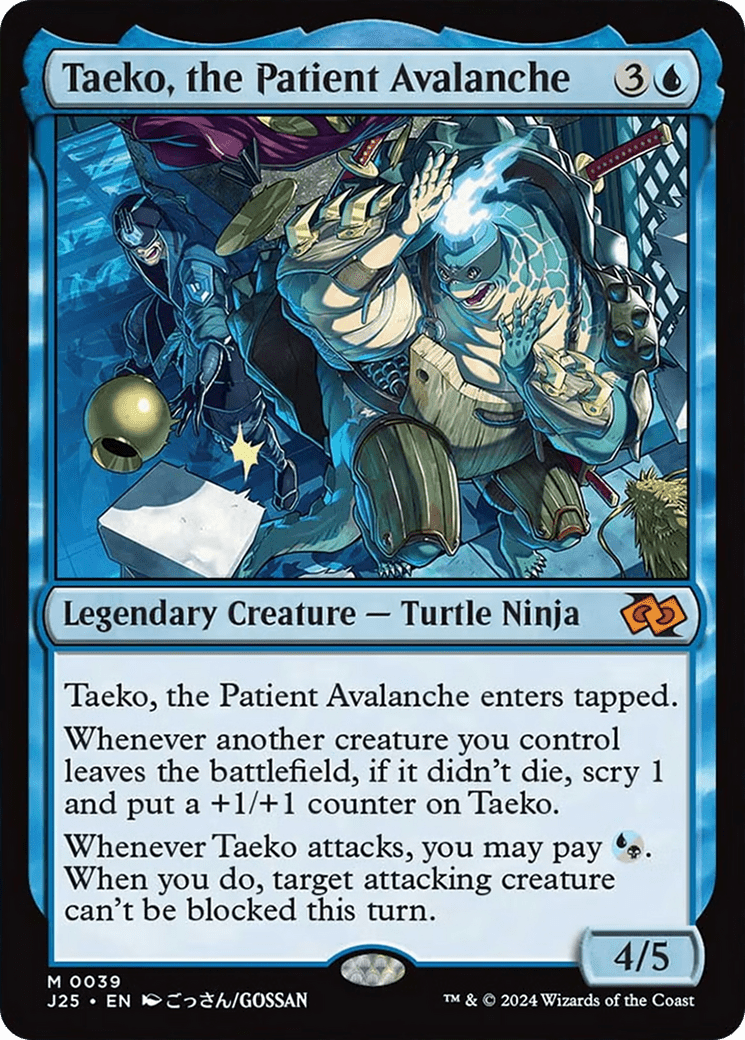 Taeko, the Patient Avalanche (Anime) [Foundations Jumpstart] MTG Single Magic: The Gathering  | Multizone: Comics And Games