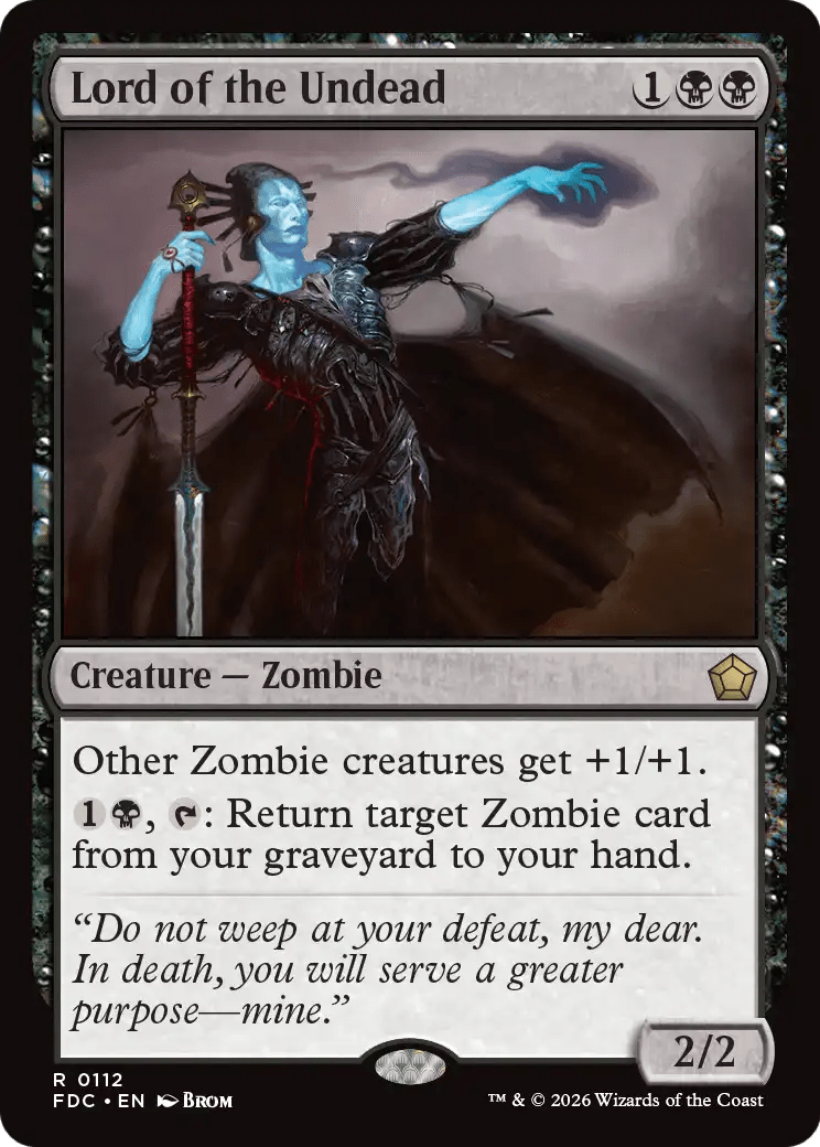 Lord of the Undead [Foundations Commander] MTG Single Magic: The Gathering  | Multizone: Comics And Games